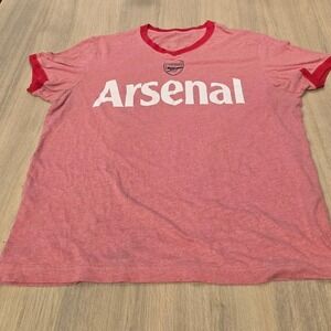 Arsenal Soccer Team Mens T Shirt Large Premier League Gunners Stretch Activewear